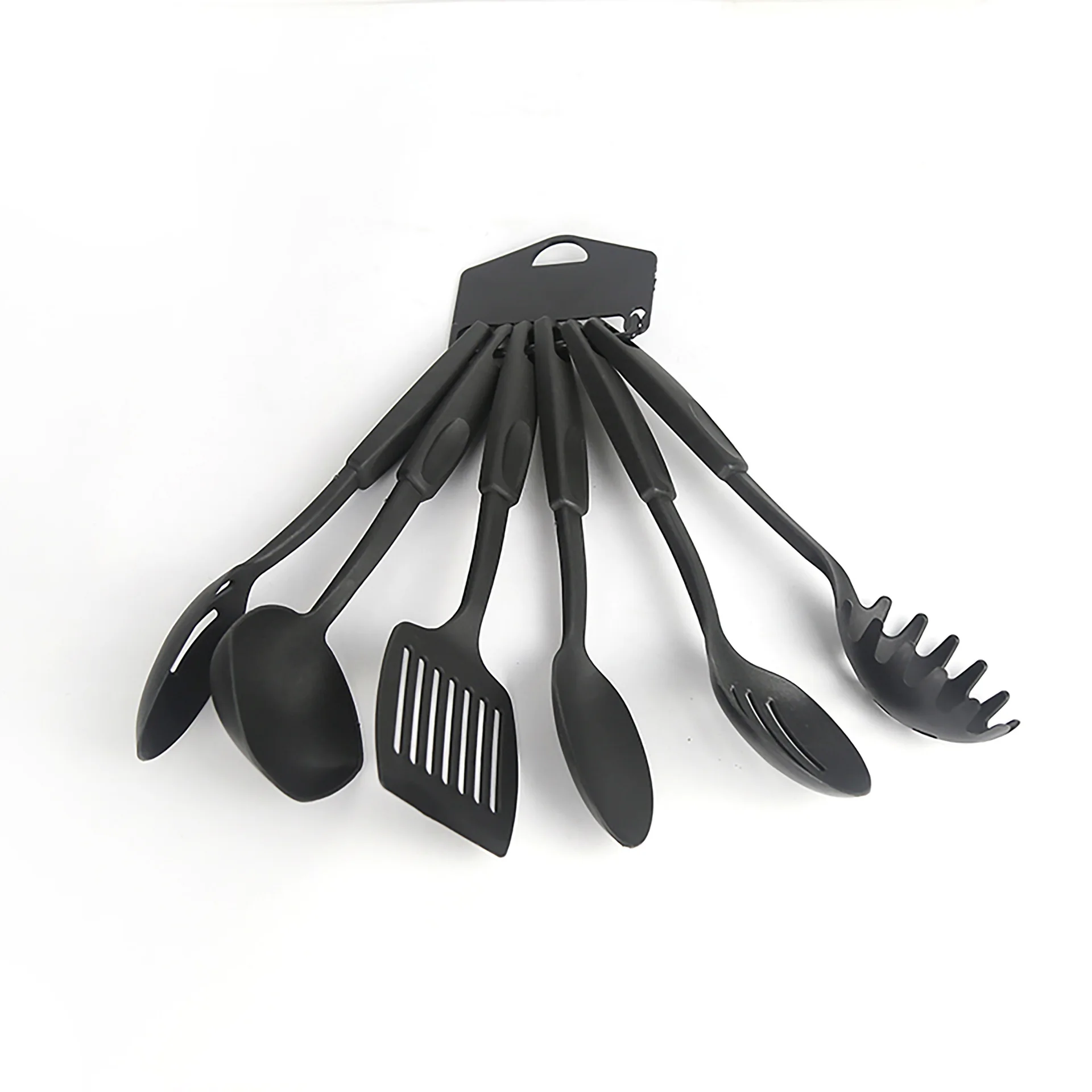 Foreign Trade Multi-piece Kitchen Cookware Set 7 Pieces Including Non-Stick Soup Stew Frying Pans Metal English Neutral Color