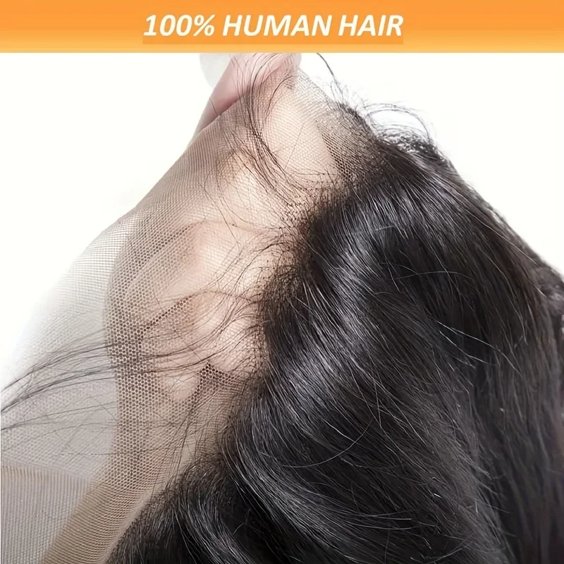 Chiusura in pizzo dritto per capelli Remy brasiliani 100% capelli umani 13x1 e 6x1 parte a T economica_voghion.com