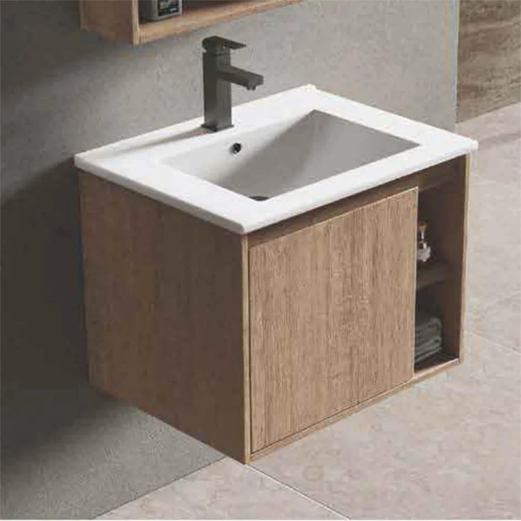 Hotel Wash basin Modern bathroom Mirror cabinet vanity Wall mounted furniture sink factory