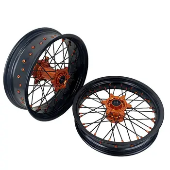 Spot sale Basic model for KTM Supermoto Wheel Sets  fit 125-530 EXC SXF