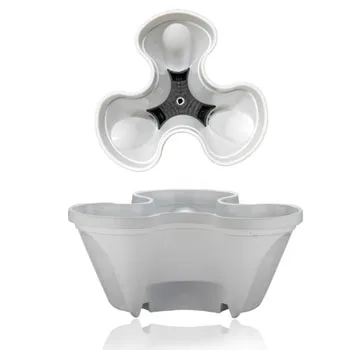 Wholesale Colorful Garden Tower Pot Stackable Flower Pots Lightweight Colorful Garden Plastic Plant Pots Tower Shape CLASSIC