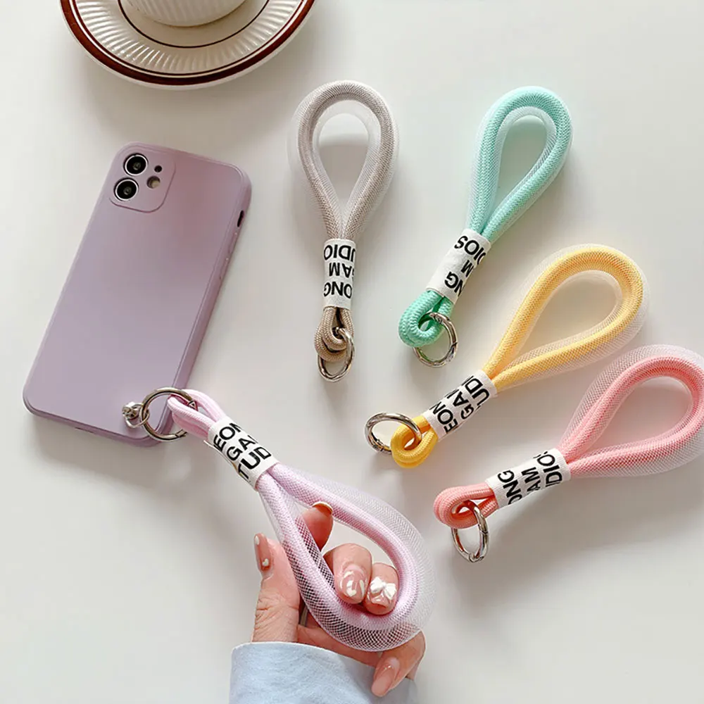 Simple Candy Color Cell Accessories Luxury For All Iphone Smart Strap Mobile Chain Phone Lanyard SJS029 Laudtec factory