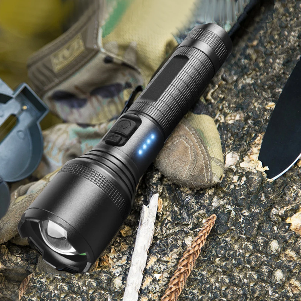 H185 Tactical Flashlight - Buy 12000-lumen Led Flashlight Product on ...