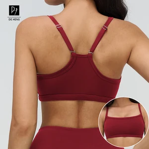 Fashion High Quality Soft Quick Dry Custom Fitness Running Workout High Impact Custom Logo Sports Bra Women