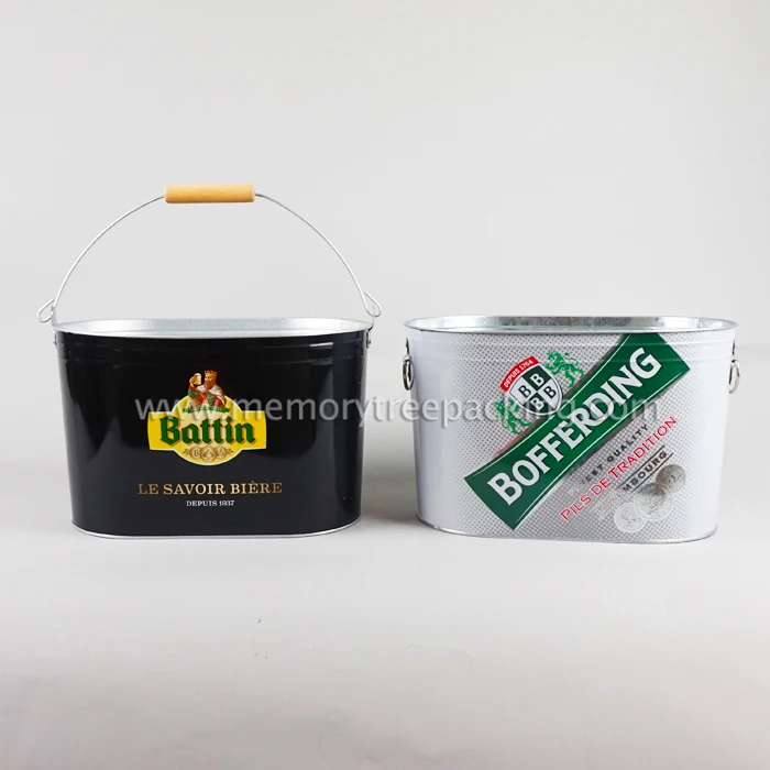 Zliger - Scatola di metallo con coperchio, 8 pezzi, scatola di