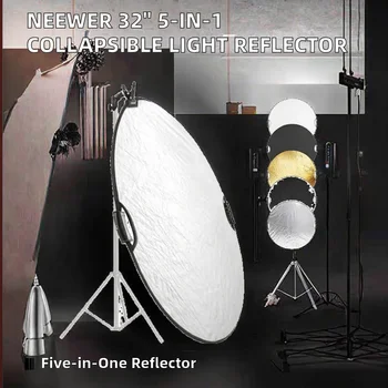 For 32"/80cm Compatible Light Reflector Clamp Hand Grips Collapsible Multi-Disc Studio detail image