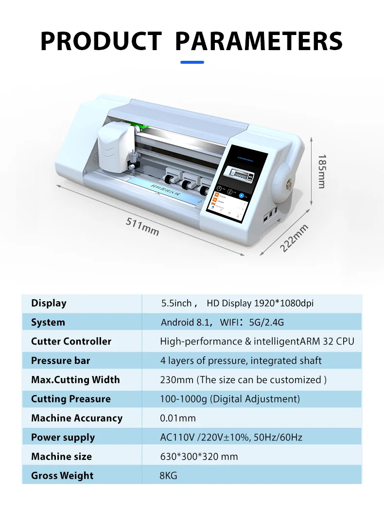 Mobile Screen Guard Machine Price Cutting Machines Imported Flexible Hydrogel Film Mobile Screen Protector Maker Machine