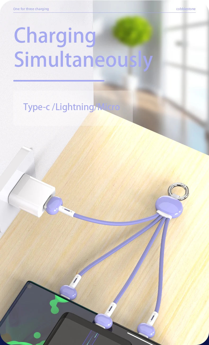 Charging Cable 3 In 1 3C Electronic Consumer Products Manufacture