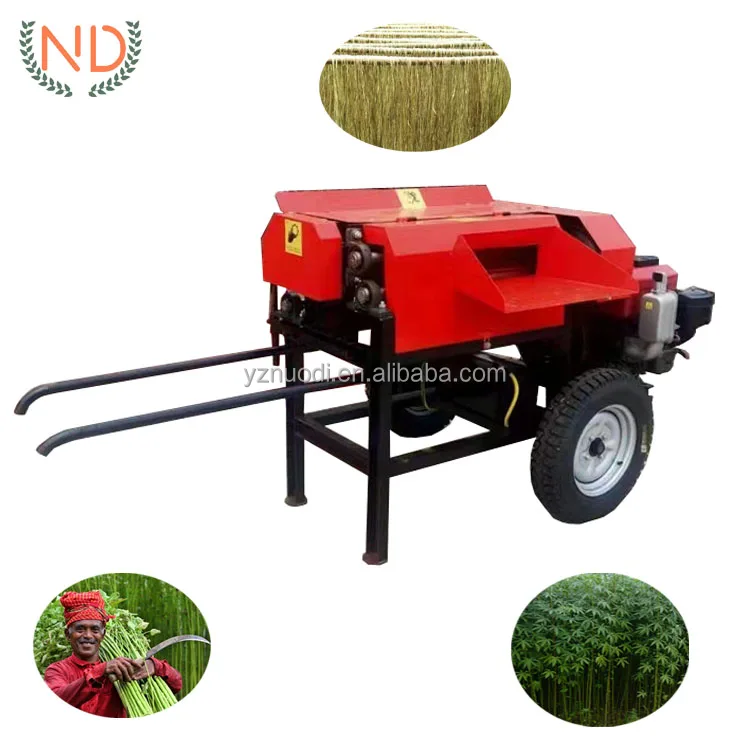Combine Abaca Decorticating and Stripping Machine Sisal Fibre Extraction Peeling Machine