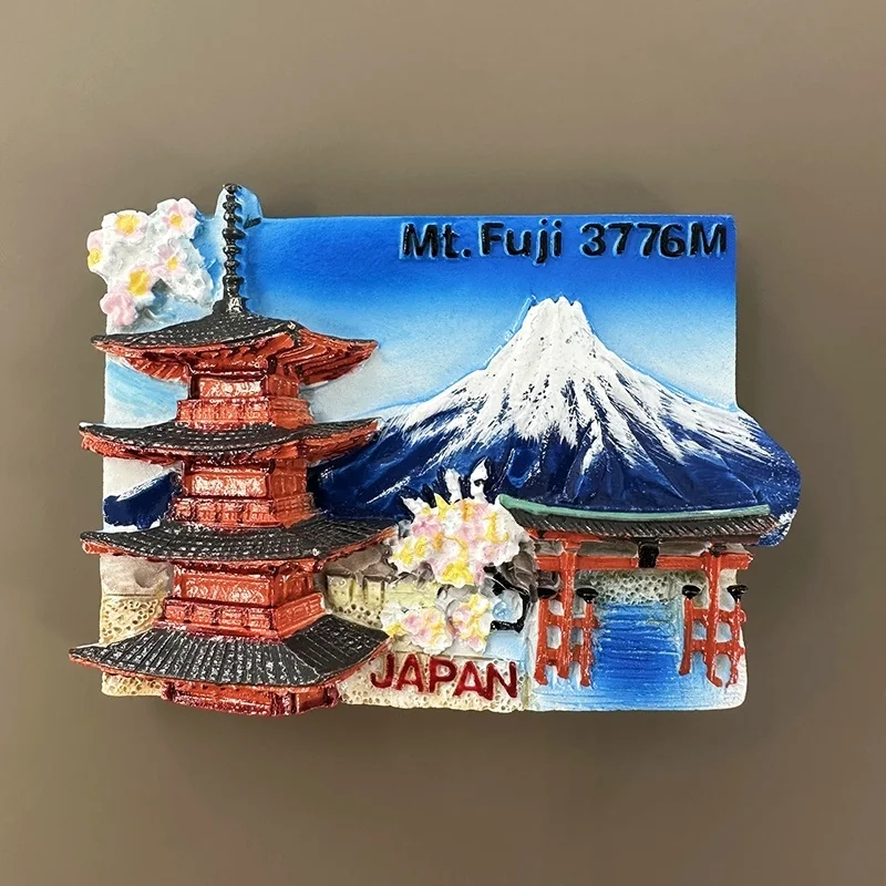 Magnete Frigorifero Nara Giappone 3D - Souvenir Di Viaggio, Regalo Decorativo Per Casa E Cucina (6x6 Cm) - 2