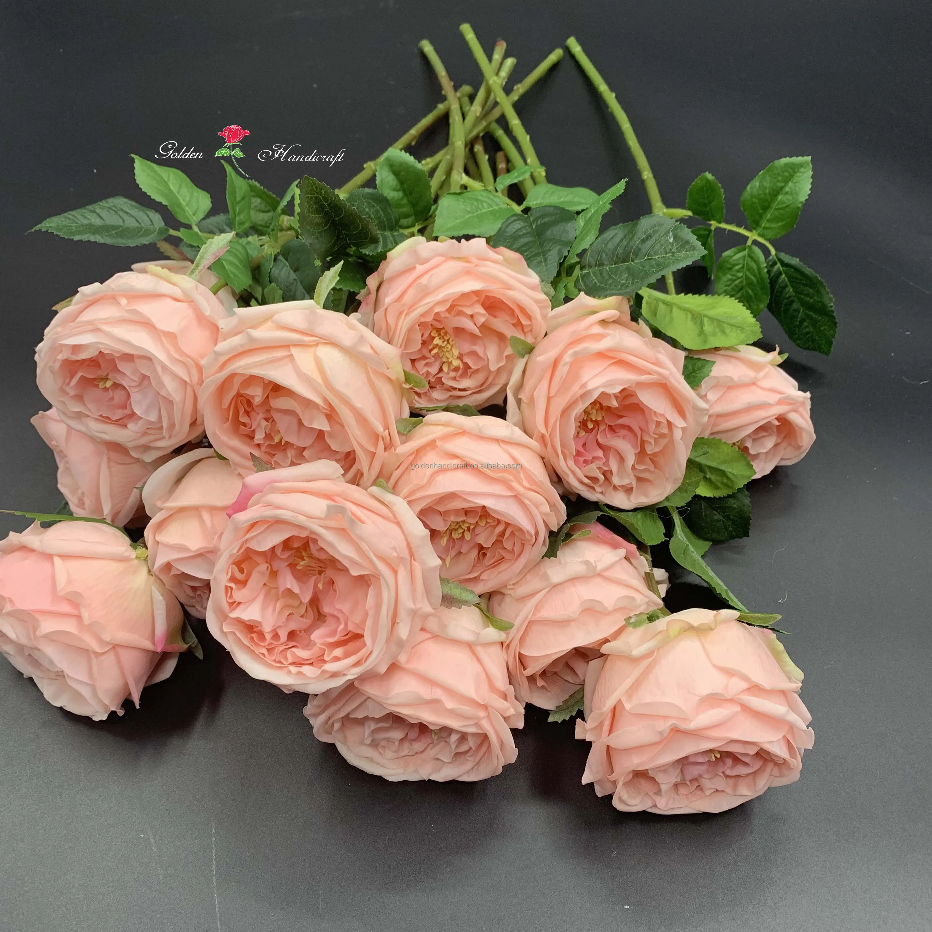 Qslhf111 Artificial Flowers Real Touch Rose Flower For Wedding And