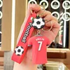 Maillot rouge de football n°7-Ronaldo