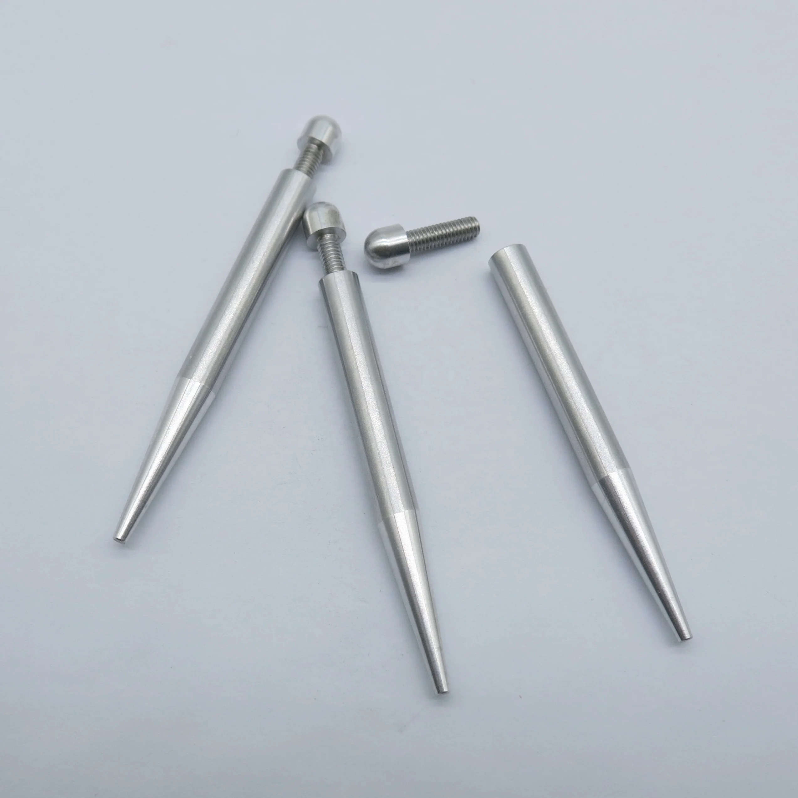 Factory Sales 7*70mm Aluminium Table Top Sign Standoffs For Glass Ca