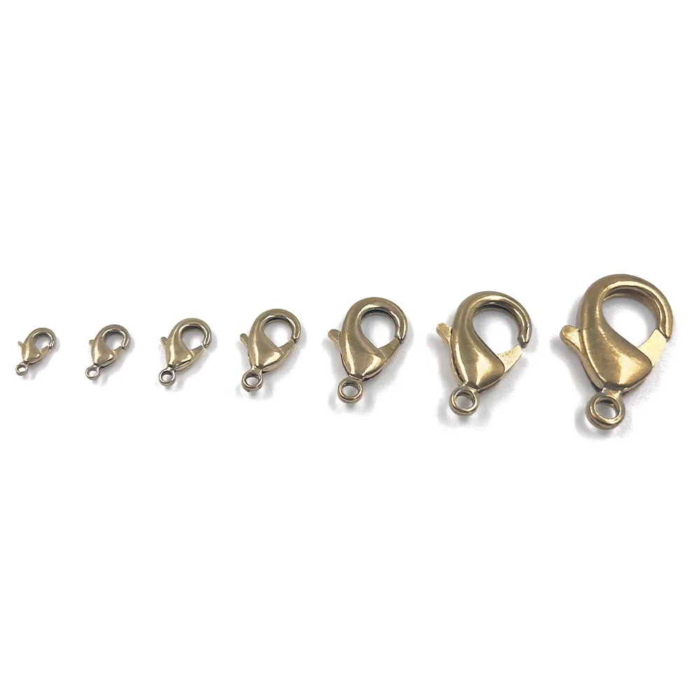 thumbnail image 2 of Swan Double Lock Lobster Clasp For Bracelet Making – Solid 925 Sterling Silver Charm Clasp 2 of 5