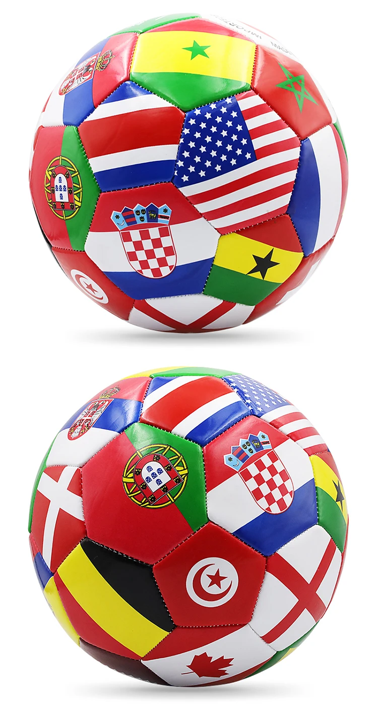 Pallone da calcio personalizzato con bandiera e logo_voghion.com