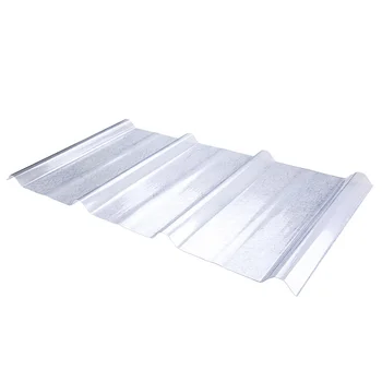 Clear Glass Fiber Roof Material Transparent Corrugated Roof Material