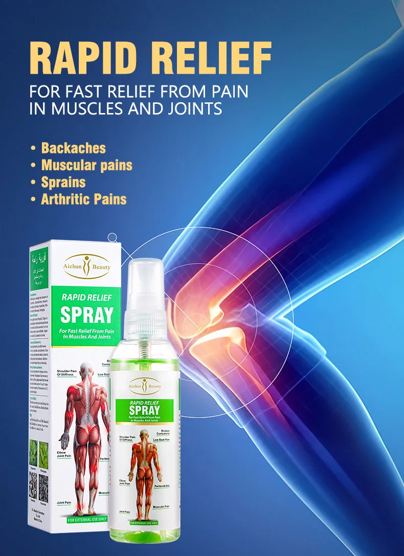Aichun Beauty Natural Rapid Relief Spray for Muscle Pain