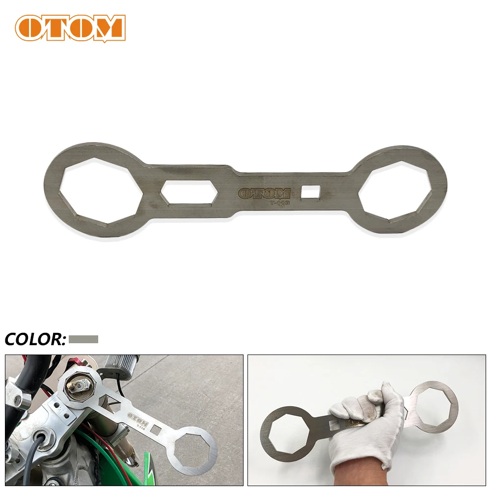 Otom Dirt Bike Motorcycle Stainless Steel Universal Front Shock Absorber Fork Removal Wrench