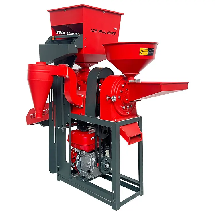 Multifunctional Rice Mill 4 in 1 Combined Rice Mill Paddy Straw Separator Broken Rice Separator Produced by Backbone Machinery