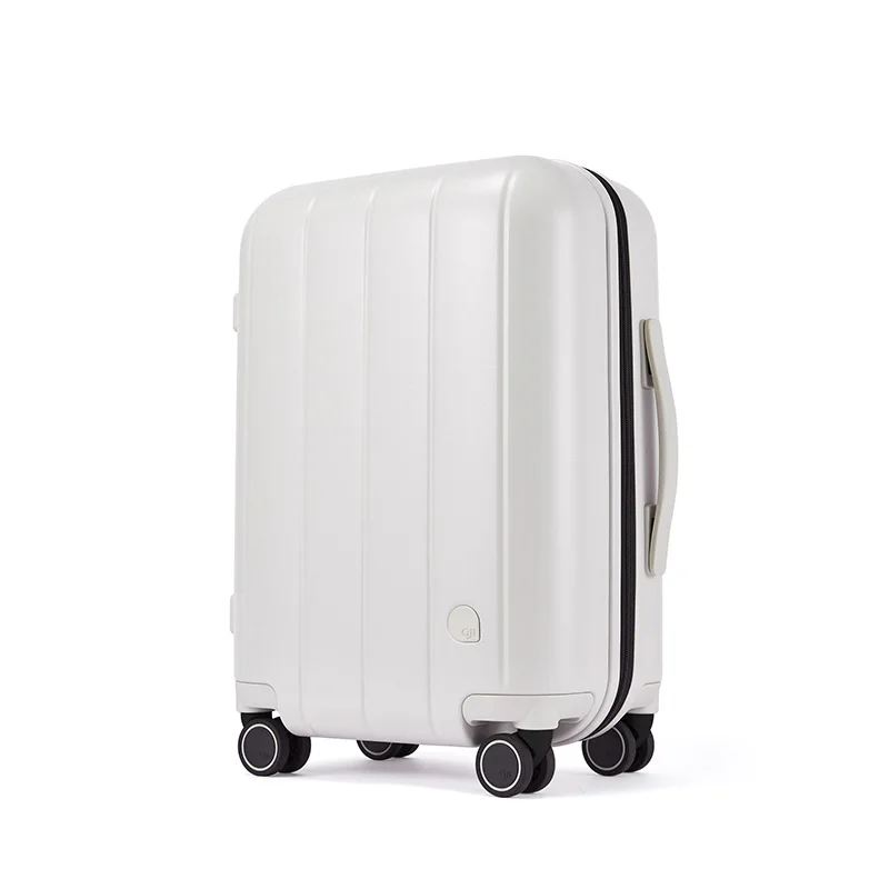 Lightweight New Design Simple Korean Style Trolley Zipper Travel Luggage Bag Wholesale Wheeled Rolling Cabin Luggage Suitcase