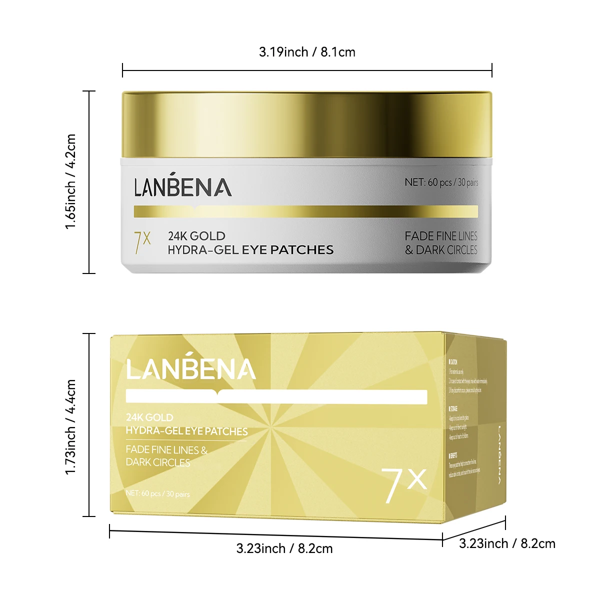 LANBENA Hot Sales Hydrogel Under Eye Patches Remove Dark Circle Natural Collagen Patch Eye Mask manufacture