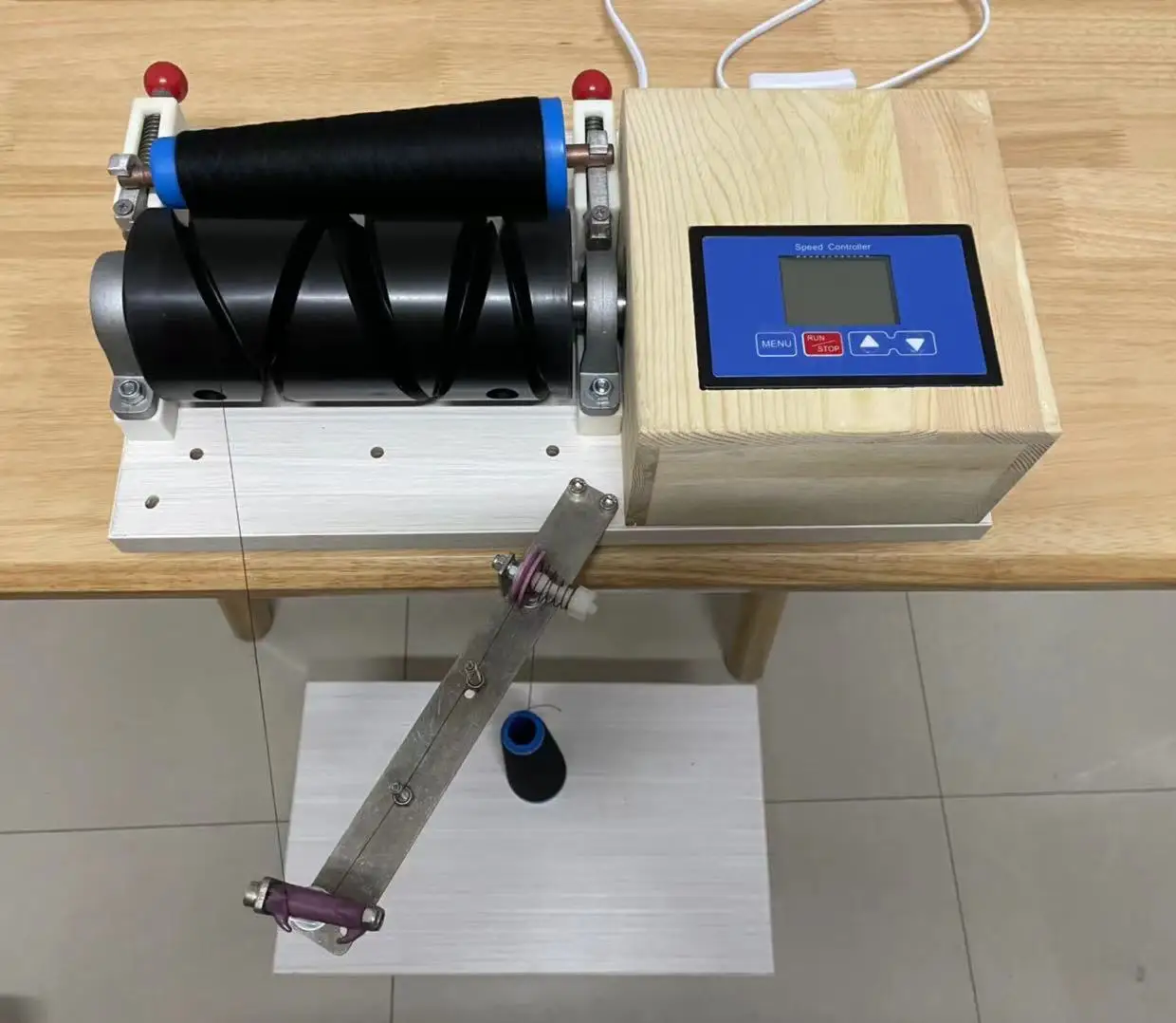 High-Speed Automatic One-Head Simplest Winding Machine Textile Industries New Used High Production Capacity Simple Yarn Winder