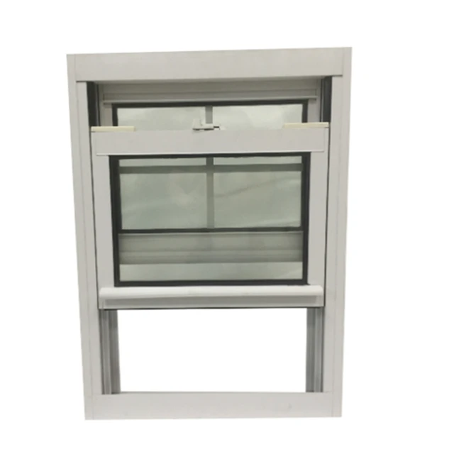 America Style PVC Vertical Lifting Sash windows Double Hung windows