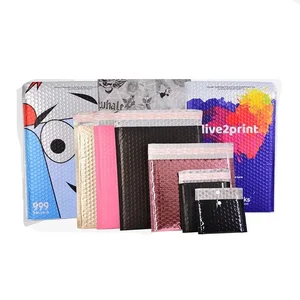 Factory Price Black 16x23 Poly Bubble Mailing Bags Foil Bubble Envelopes for Shipping Durable 100% Polythene Material