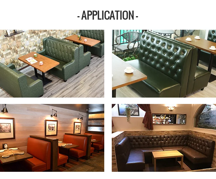Curved Restaurant Booths Designs Wood Pu Leather U Shape Round Booth ...