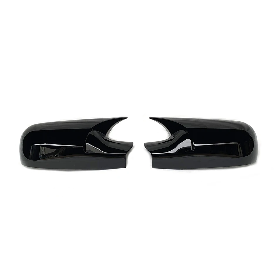 Car Accessories Car Rearview Side Mirror Cover Trim Side Wing Rearview Glossy Black  Caps Cover for Renault Megan 2 Magane