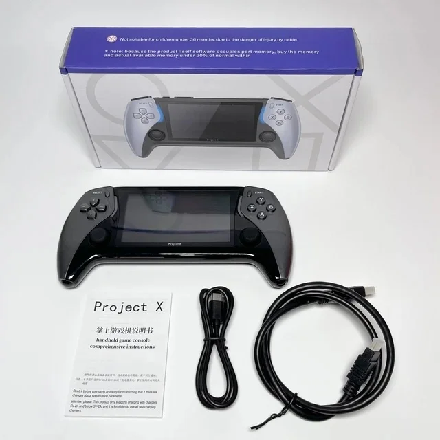 Project X Consola Gaming Portable Mini Handheld Two-Player Dual-Handle Hd Video Console Game Player Ps5 for Kids