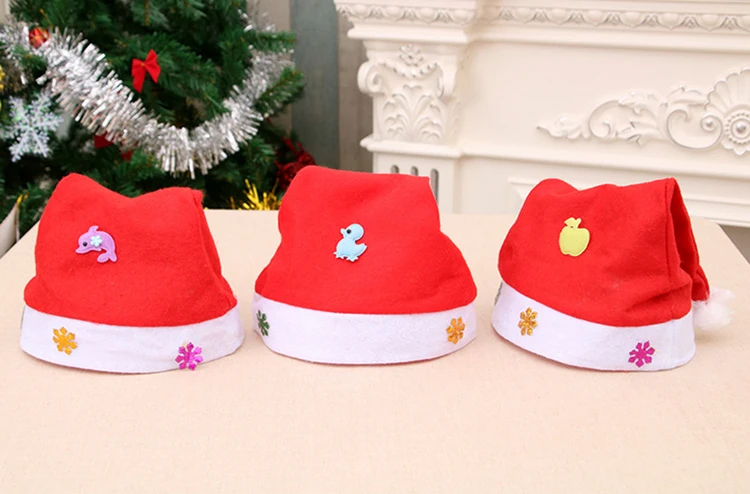 2021 Winter Pet Adult Baby First Santa Claus Red Wine Sublimation Pudding Led Light Merry Christmas Hat In Bulk