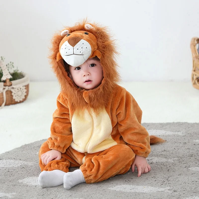Infant Toddler Rabbit Dog Lion Tiger Dinosaur Costumes Baby Boys