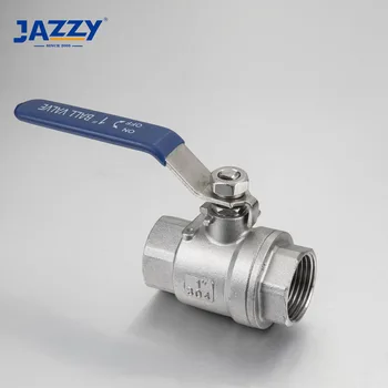 JAZZY Stainless Steel 1PC 2PC Ball Valve Light Heavy Duty 304 316 1.4308 Wafer Flanged Ball Valve Stainless steel valve