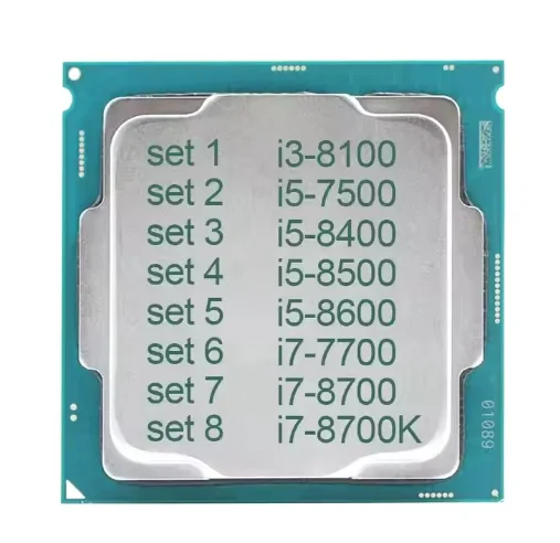Factory Price Cpus Core I3-8100 I5-7500 I5-8400 I5- 8500 I5-8600