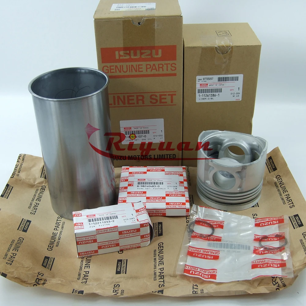 Isuzu Cylinder Liner Assembly 1-87814107-0 for ZX200