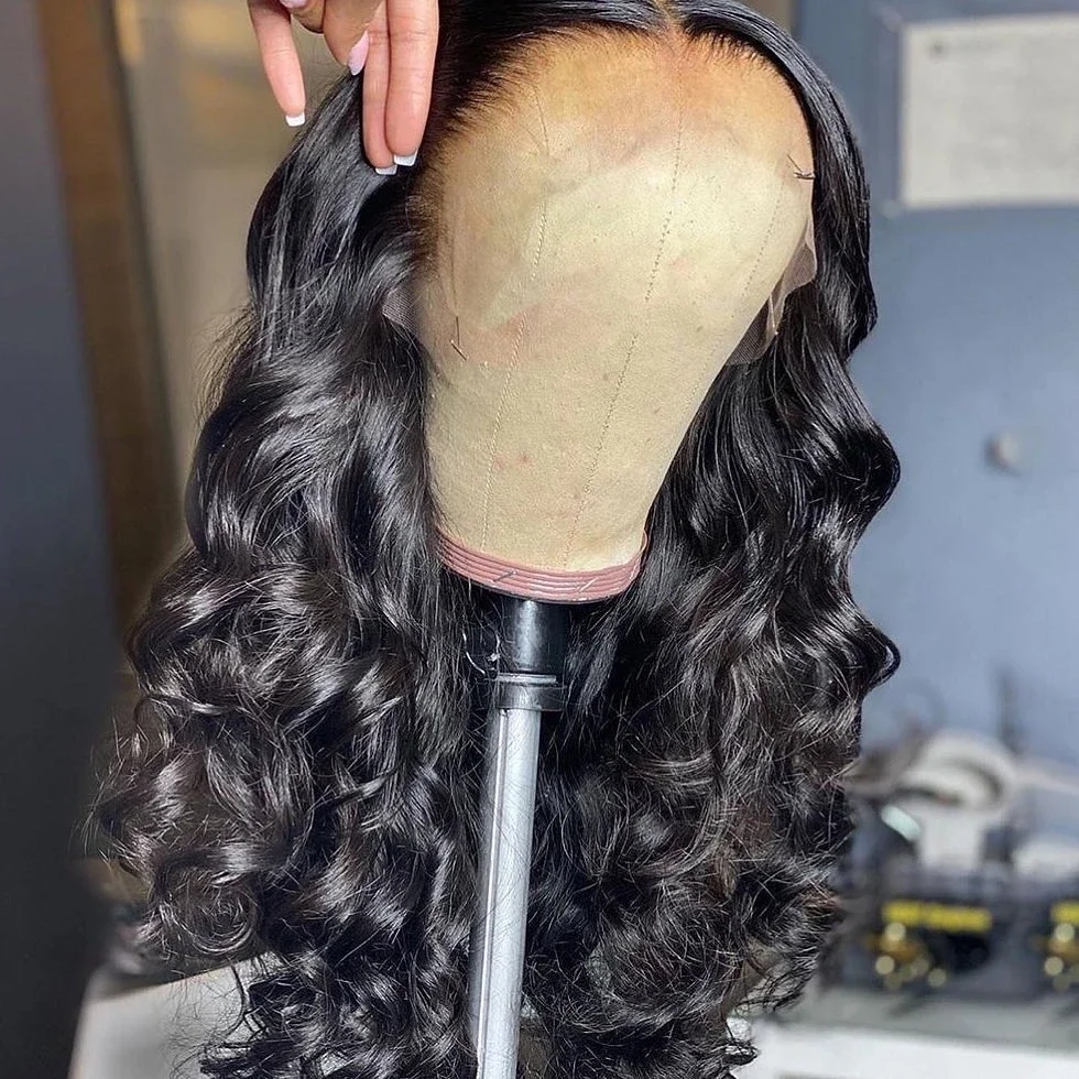 30 Inch Body Wave Lace Frontal Wig Transparent Lace Front Human Hair Wigs For Women Remy Peruvian Raw Wavy Pre Plucked_voghion.com