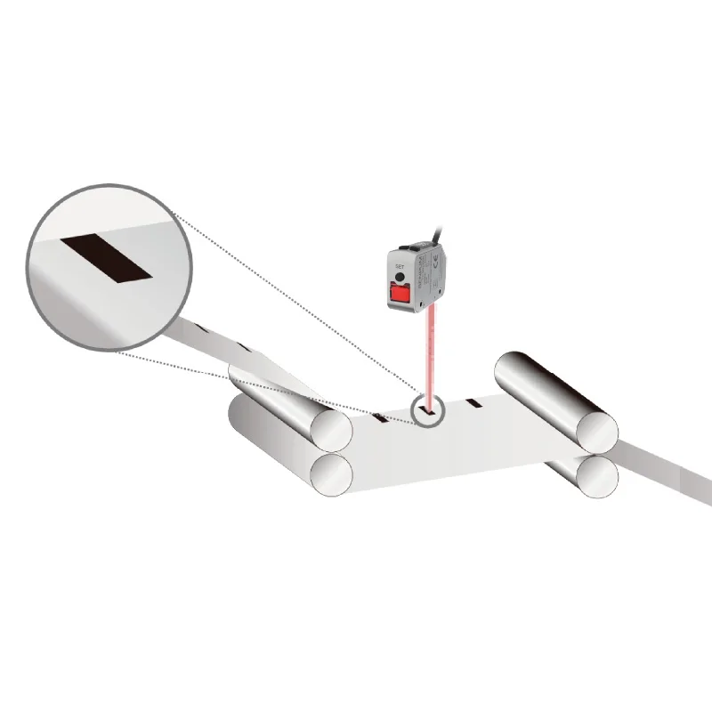 Senpum Laser Colour Sensor Mini Color Mark Sensor 3000mm Long Range ...