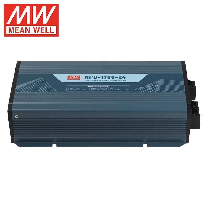 Mean Well NPB-1700-24 1700W24V 200Ah充電器バッテリー12V24V