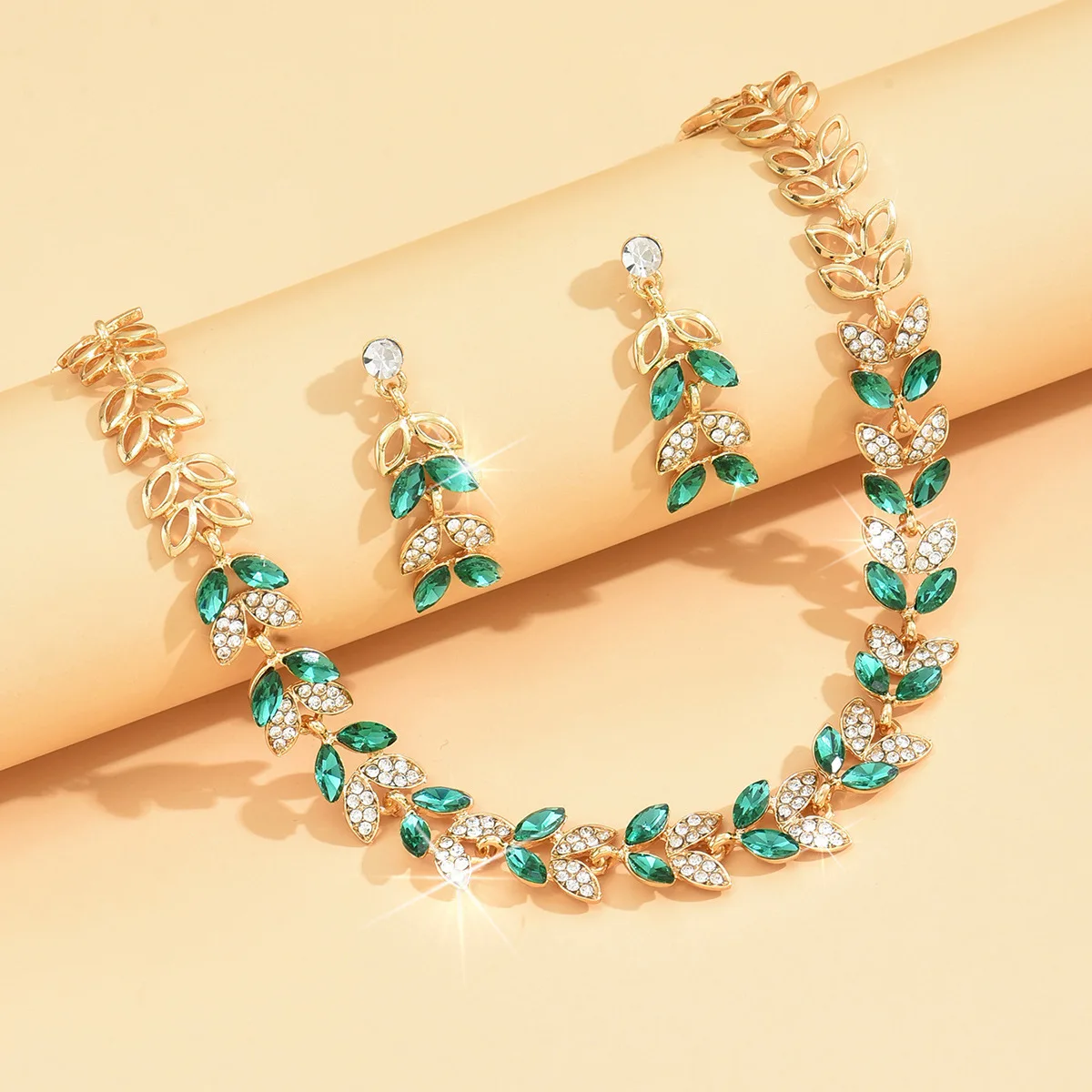 Luxury Korean Chain Set: Earrings & Necklace