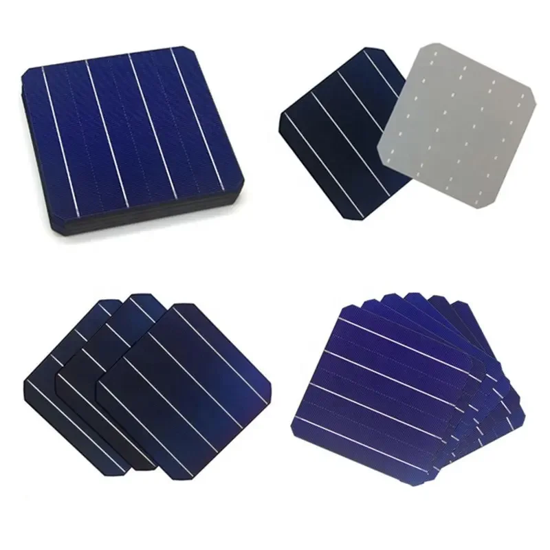 Monokristallin Silikon Single Säit Solar Panel Cell