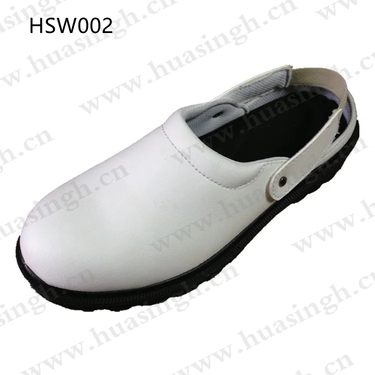 Rwh,ESD Safety Shoes slippers for Medical  Equipment Factory Anti-smashing Puncture Proof White Medical Clogs HSW002