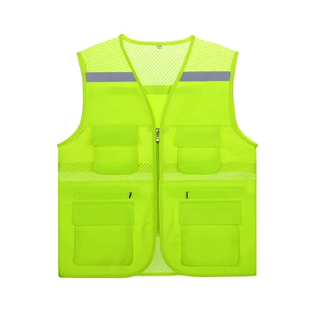 High Visibility Reflective Vest Structure Reflective Safety Vest with logo Safety Reflective Vest