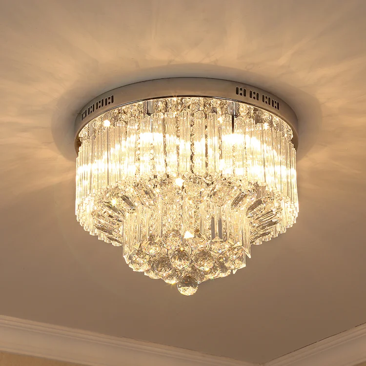 New Products Modern Crystal Ceiling Light For Living Room - Buy Ceiling ...