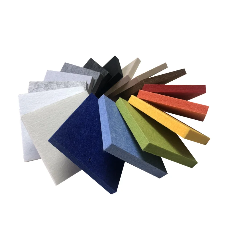 9mm Recycled Polyester Fiber Acoustic Wall Panels Soundproof 3/8 Inch ...