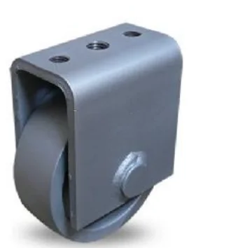 Good Sale Iron Caster Customized Transformer Roller Cast Wheel Transformer Wheel  With Three Threaded Holes Fixed Bracket