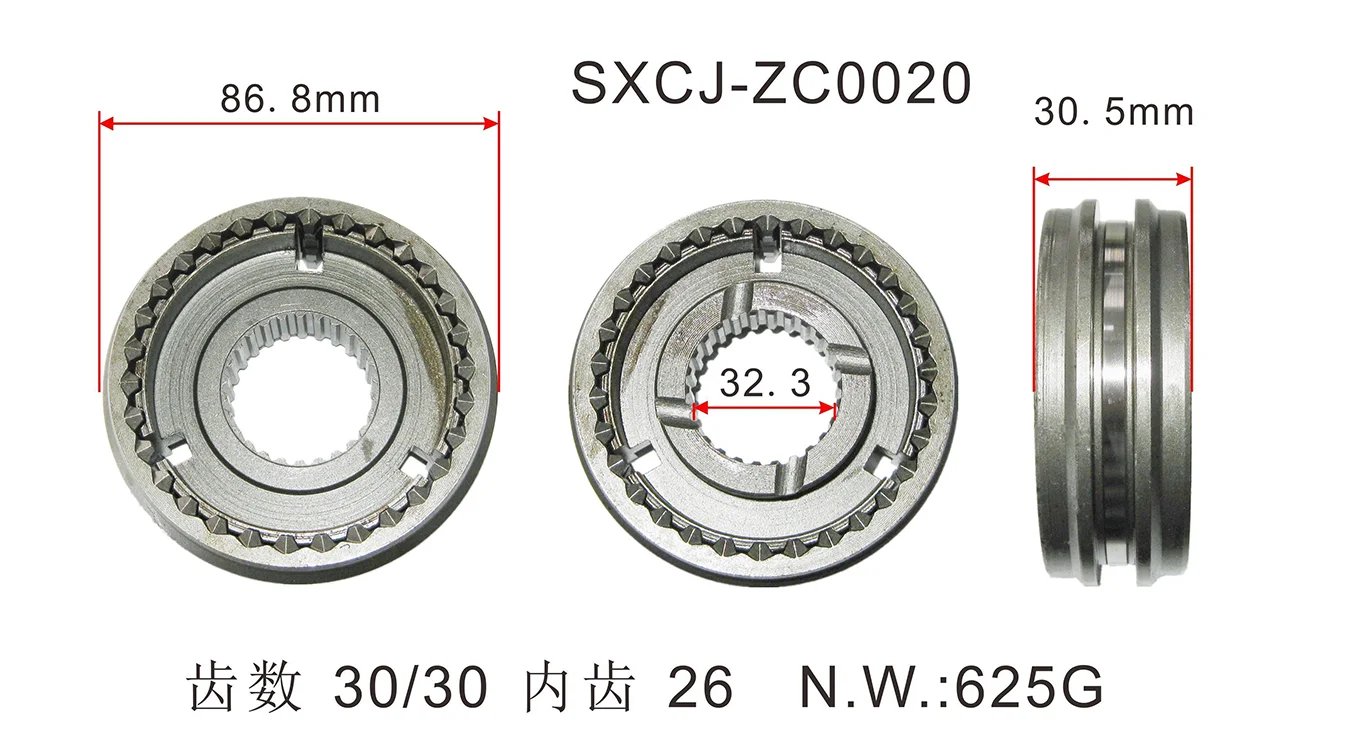 Anillo Sincronizador de Transmisión para ISUZU, Pieza de Auto de