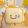 Petit toast avec un visage souriant