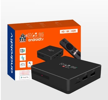 New HCS96 64GB Smart TV Box - Android 12, 8K Resolution, Voice