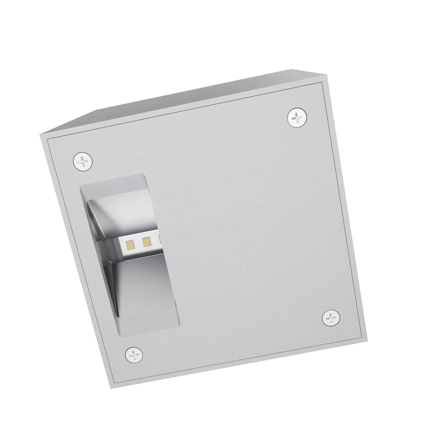 Up and Down Outdoor Solar Lights, Cube Design LED Solar Outdoor Deco